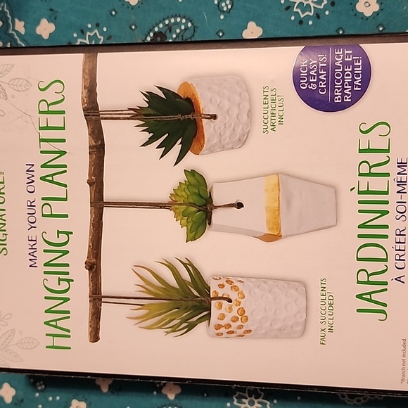 Crayola Signature DIY Hanging Planters Kit🪴🌵🪻 - Picture 5 of 6